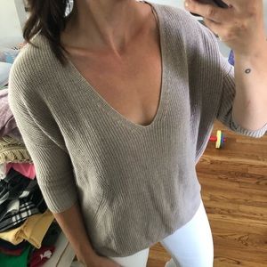 Express tan sweater